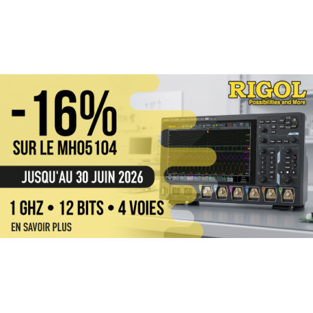 16% de réduction sur l'oscilloscope MHO5104