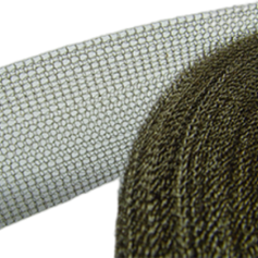 Ruban de blindage EMI en maille métallique tricotée – Flexible haute efficacité – EMI Shielding Wire Mesh Tape