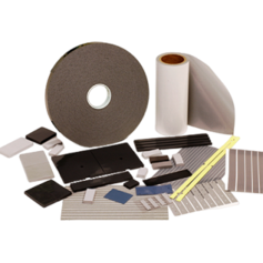 Pad thermique silicone haute conductivité pour dissipation électronique : série TH