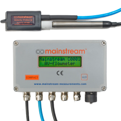 Débitmètre canal ouvert compact et fixe