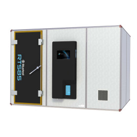 Chambre réverbérante OTA grand volume pour dispositifs sans fil et 5G : RTS85