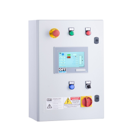 Coffret de commande pour électropompe avec écran tactile 7 pouces - supervision et gestion de niveau : All-In-One