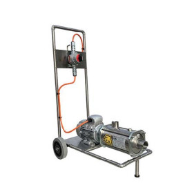 Chariot pour électropompe centrifuge de surface - inox 304 avec mise à la terre