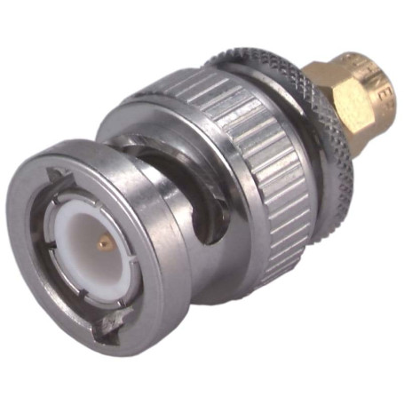 Adaptateur coaxial BNC - SMA, 50 Ohm, jusqu’à 4 GHz : 32_BNC-SMA-50-1/1--_U