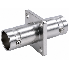 Adaptateur coaxial BNC - BNC traversant panneau, 50 Ohm, montage bride : 37_BNC-50-0-2/133_N