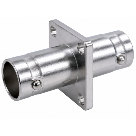 Adaptateur coaxial BNC - BNC traversant panneau, 50 Ohm, montage bride : 37_BNC-50-0-2/133_N