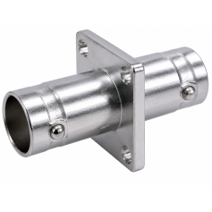 Adaptateur coaxial BNC - BNC traversant panneau, 50 Ohm, montage bride : 37_BNC-50-0-2/133_N