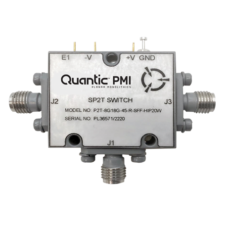 Commutateur état solide SP2T (0,1-60 GHz) : Série P2T