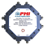 Comparateur monopulse - 14,5 à 15,5 GHz, connecteurs SMA : PMC-14D5G15D5G-SMA