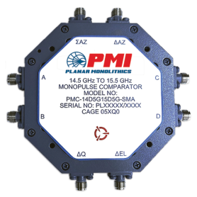 Comparateur monopulse - 14,5 à 15,5 GHz, connecteurs SMA : PMC-14D5G15D5G-SMA