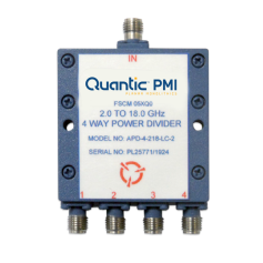 Diviseur de puissance RF 4 voies - 2 à 18 GHz, SMA femelle : APD-4-218-LC-2