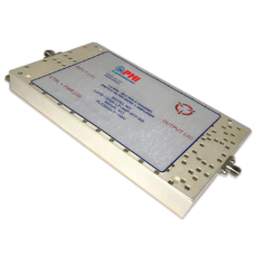 Banc de filtres commuté avec amplificateur - 1 à 20 GHz, 6 voies : 6SFB-1G20G-LP-AMP-SFF-MS