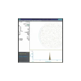 Wafer de calibration PSL - dépôt complet ou localisé raccordable NIST : Calibration Wafer Standard