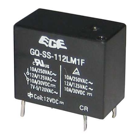 Relais miniature pour applications domestiques jusqu’à 20 A : Série ETR GQ
