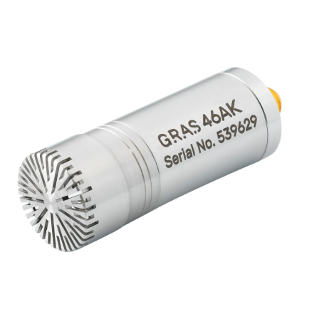 Microphone de mesure champ libre CCP 1/2 pouce - 3,15 Hz à 20 kHz : GRAS 46AK
