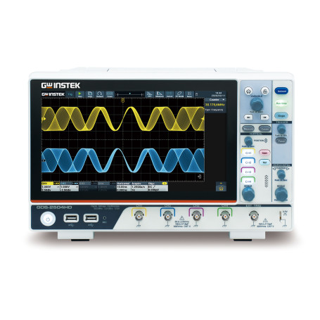 Oscilloscope numérique 12 bits - 250/350/500 MHz : série GDS-2000HD/HG
