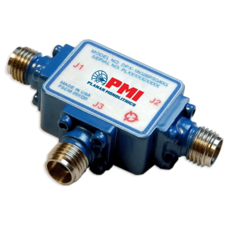 Diplexeur RF faible perte 18 à 40 GHz, réjection supérieure à 60 dB : DPX-18G26R5G40G