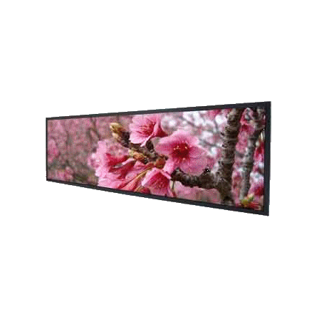 38” Resizing LCD, 2000 nits 1920x502 ratio 16:4.2 : SSF3840