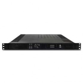 19" 1U Rack-mount Intel QM77 Fanless Rugged System, Wide Temp. -20 to 60°C : ROC235B