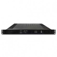 19" 1U Rack-mount Intel QM77 Fanless Rugged System, Wide Temp. -20 to 60°C : ROC235B