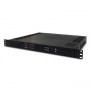 19" 1U Rack-mount Intel QM77 Fanless Rugged System, Wide Temp. -20 to 60°C : ROC235B