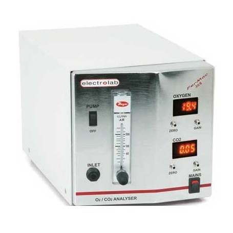 Analyseur de gaz O2-CO2 pour fermenteur : FerMac 368