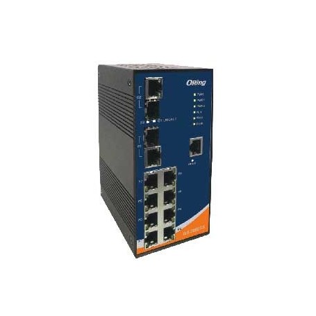 Switch transport EN50155, 10 ports : IES-3082GC