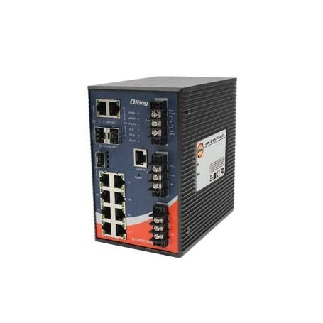 Switch réseau énergie IEC 61850-3, 10 ports : IES-P3073GC-HV