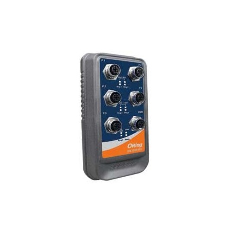 Switch étanche IP-67, 5 ports : IES-2050-M12