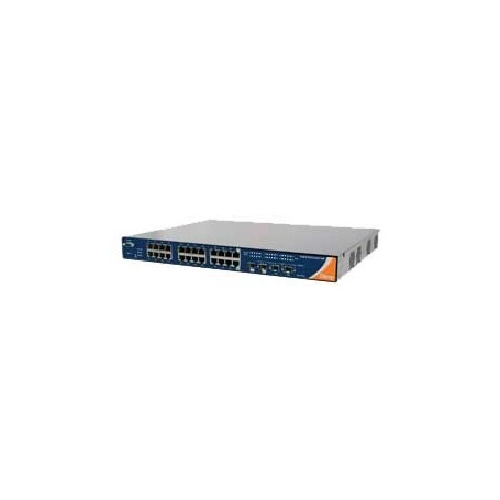 Industrial Rack-Mount Gigabit PoE Ethernet Switch, 26ports : RGPS-92222GCP-NP