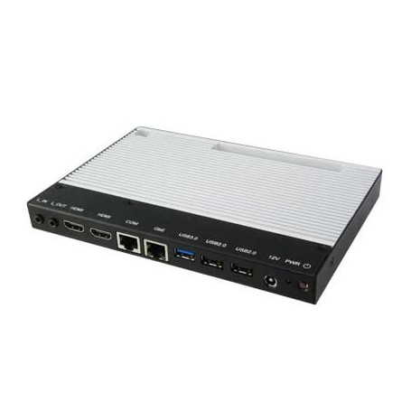 Digital Signage Player, sans ventilateur avec  Intel® Atom® E3845 ou processeur Celeron® J1900, double HDMI : SI-12/SI-12-J19