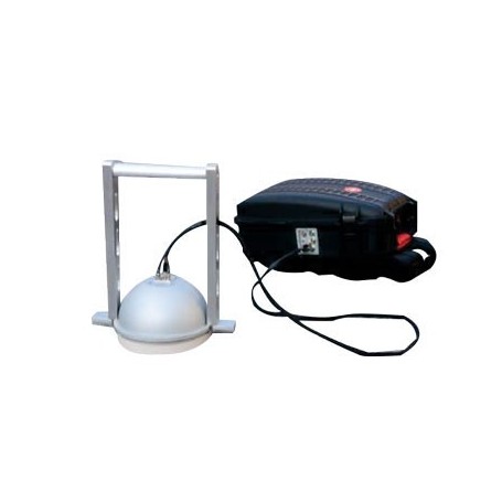 Respirometre portable pour flux de gaz du sol