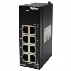 Switch Rackable Rail-DIN, 8 ports : IES-180-L