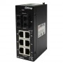 Switch Rackable Rail-DIN, 8 ports : IES-162FX-L Series