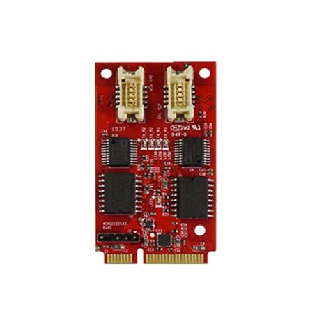 USB 2.0 Isolated RS-232 DB-9 x 2 : EMU2-X2S1