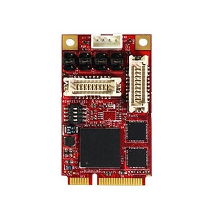 PCI Express 2.0 x 1 RS-232/422/485 DB-9 x 4 : EMP2-X404