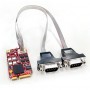 PCI Express 2.0 x 1 RS-422/485 DB-9 x 2 : EMP2-X202