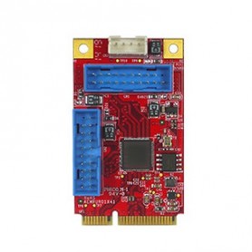 PCI Express 2.0 USB 3.0 19 Pin box header : EMPU-3401