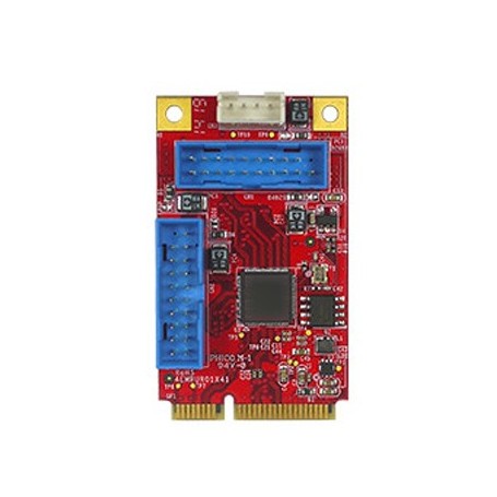 PCI Express 2.0 USB 3.0 19 Pin box header : EMPU-3401