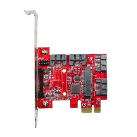 PCI Express 2.0 SATA III SATA 7pin x 4, mSATA x 1 : ESPS-3401