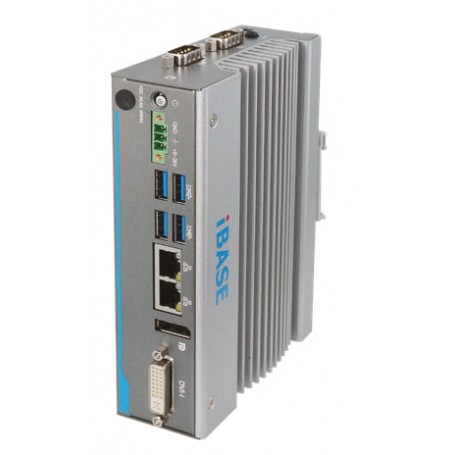 Ultra-Compact Gateway DIN-Rail Fanless System with Intel Atom : AGS100