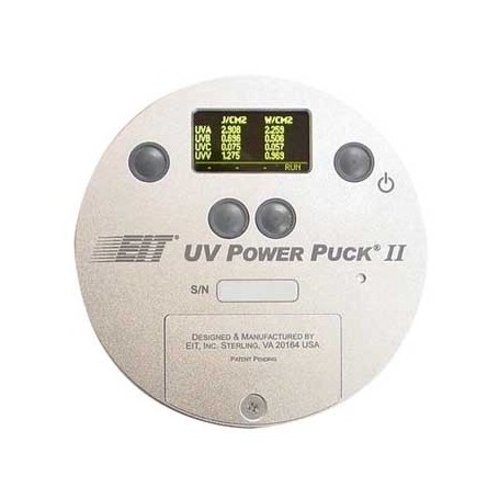 Radiomètre UV mesurant les quatre bandes UV (A, B, C, V) : Power Puck II