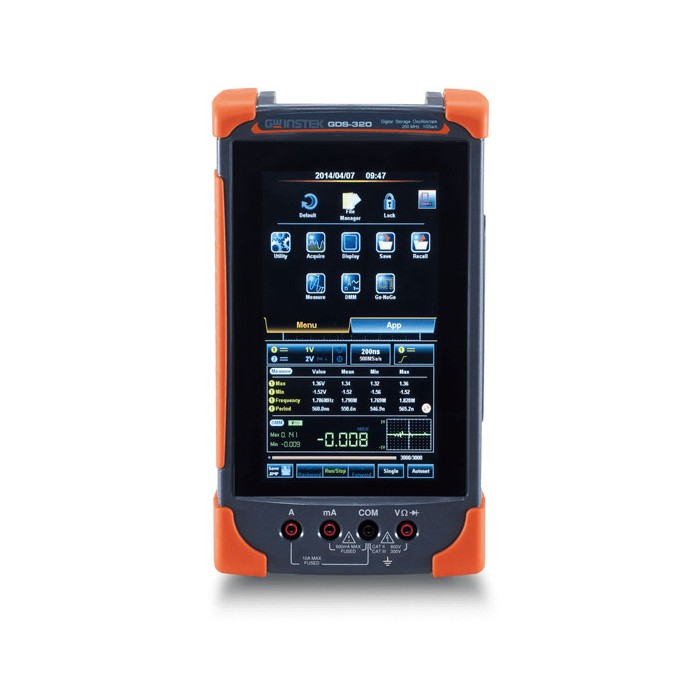 Oscilloscope numérique 650 MHz 2 voies : série GDS-3000A