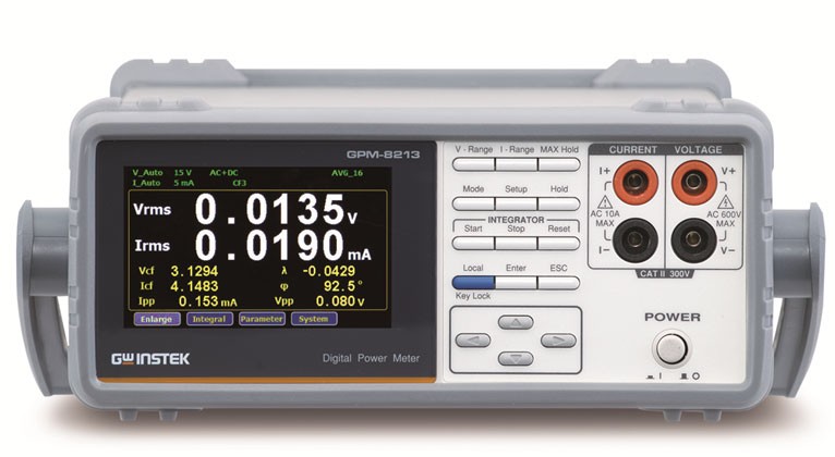 Wattmètre numérique monophasé programmable : GPM-8213