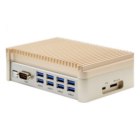 Fanless Embedded Box PC with ARM + Nvidia Jetson TX2 AI : BOXER-81501I