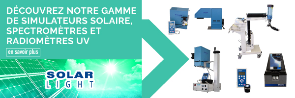 Gamme de simulateurs solaire