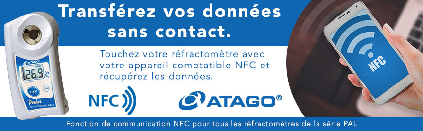 Réfractomètres NFC