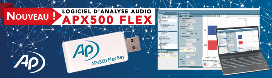 logiciel APx500Flex Audio precision