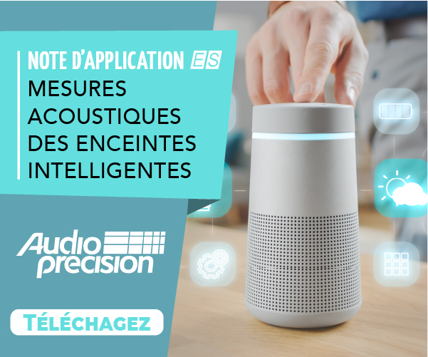 Note d'appli. Mesures acoustiques des enceintes intelligentes