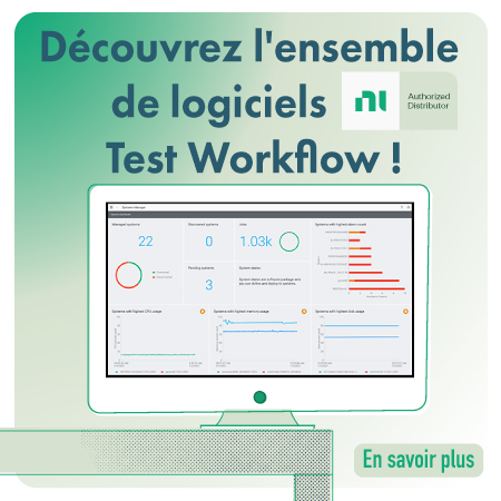 Découvrez l'ensemble de logiciels NI Test Workflow